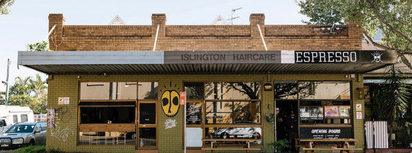 Coffee shop facade 